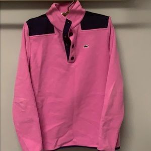 Vineyard Vines 3/4 zip fleece sweatshirt